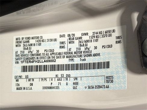 Used 2020 Ford Ranger Lariat w/ Technology Package image 26