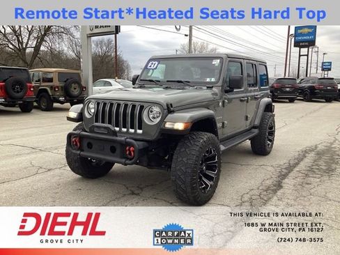Used 2021 Jeep Wrangler Unlimited Sahara w/ Cold Weather Group image 3