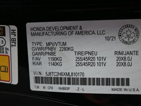 Used 2021 Acura RDX A-Spec AWD/4WD image 8