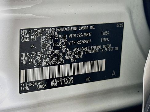 Used 2023 Toyota RAV4 XLE w/ Convenience Package AWD/4WD image 12