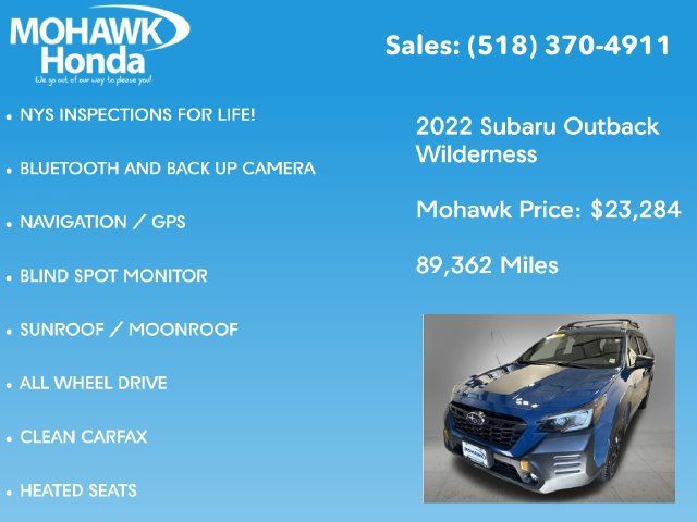Used 2022 Subaru Outback Wilderness AWD/4WD image 7