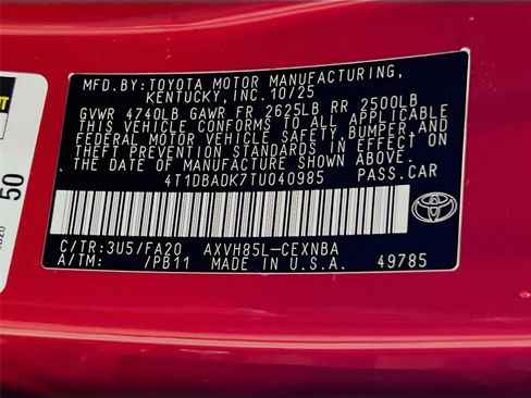 New 2026 Toyota Camry LE w/ Convenience Package image 36