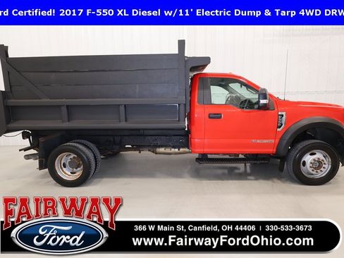 Certified 2017 Ford F550 4x4 Regular Cab Super Duty image 1