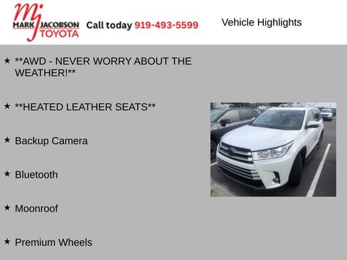 Used 2019 Toyota Highlander XLE AWD/4WD image 5