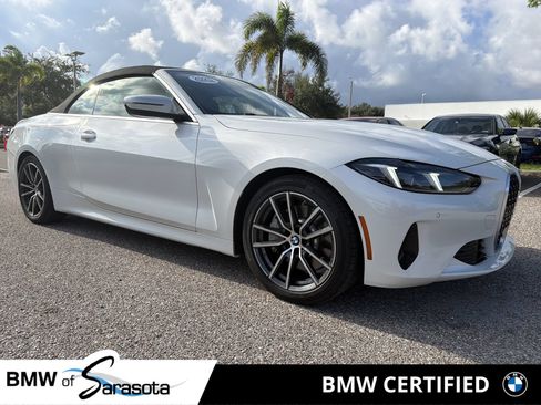 Used 2025 BMW 430i Convertible w/ Premium Package RWD image 1