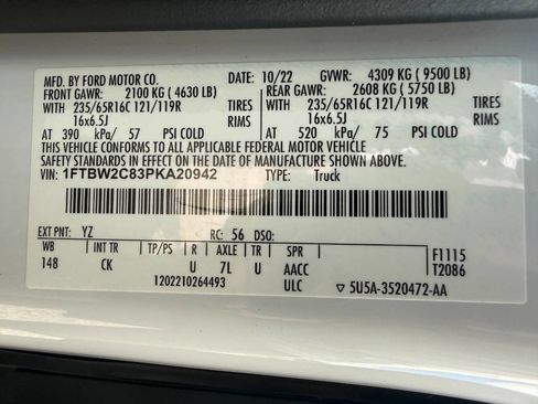 Used 2023 Ford Transit 350 Medium Roof AWD image 42