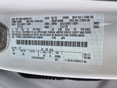 Certified 2023 Ford Escape Active image 28