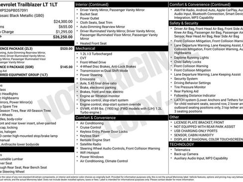 Used 2023 Chevrolet TrailBlazer LT w/ Convenience Package image 12