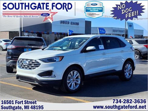 Certified 2023 Ford Edge Titanium image 1