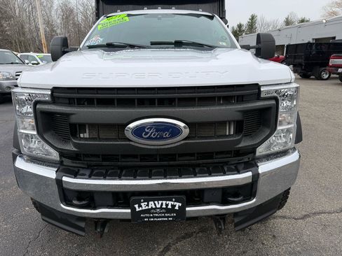 Used 2021 Ford F550 6.7L POWERSTROKE DIESEL 9' DUM w/ Power Equipment Group image 4