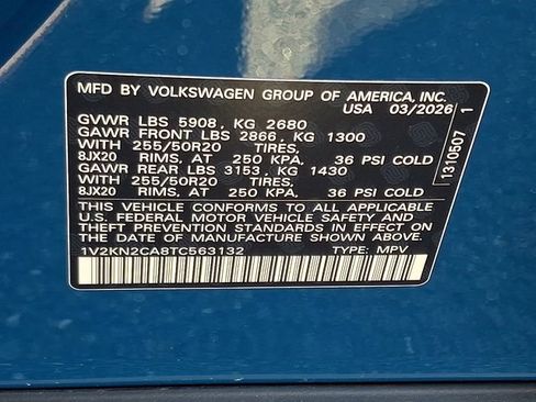 New 2026 Volkswagen Atlas SE image 11