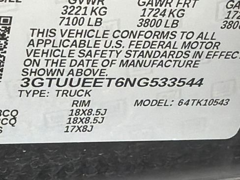 Used 2022 GMC Sierra 1500 AT4 w/ AT4 Premium Package AWD/4WD image 32