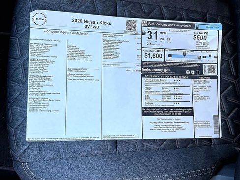 New 2026 Nissan Kicks SV image 21