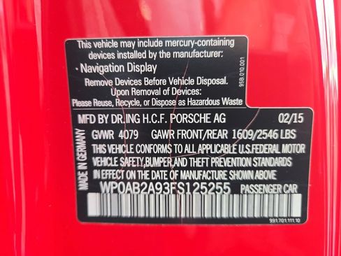 Used 2015 Porsche 911 Carrera S RWD image 14