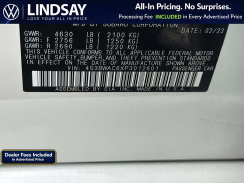 Used 2023 Subaru Legacy Premium AWD/4WD image 26