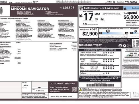 New 2026 Lincoln Navigator L Reserve AWD/4WD image 34