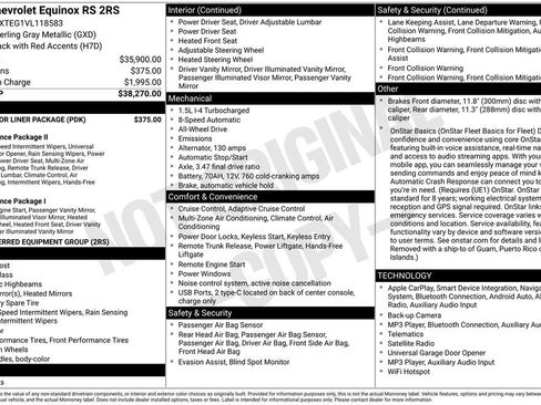 New 2027 Chevrolet Equinox RS w/ LPO, Floor Liner Package AWD/4WD image 26