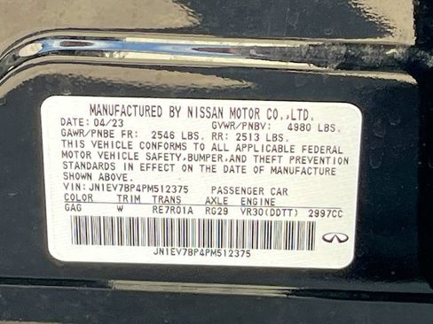 Used 2023 INFINITI Q50 Luxe w/ Cargo Package RWD image 31