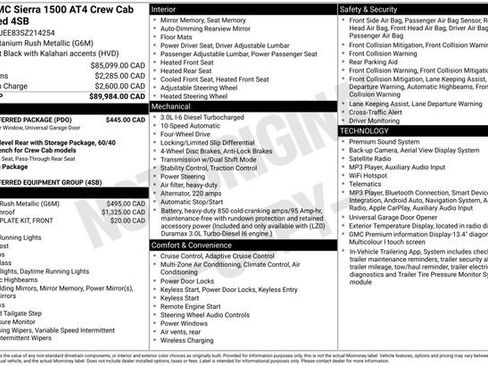 Certified 2025 GMC Sierra 1500 AT4 w/ AT4 Preferred Package AWD/4WD image 41