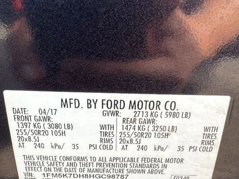 Used 2017 Ford Explorer XLT w/ Equipment Group 202A image 34