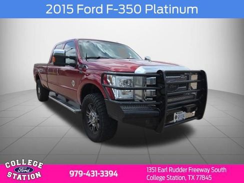 Used 2015 Ford F350 Platinum AWD/4WD image 1