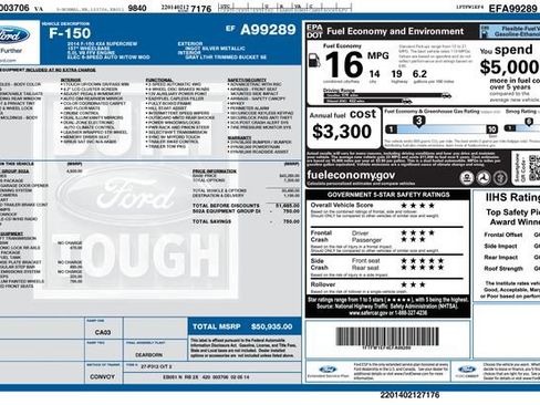 Used 2014 Ford F150 Lariat w/ Equipment Group 502A Luxury AWD/4WD image 36