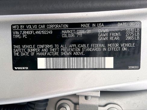 Used 2022 Volvo S60 T8 Inscription image 28