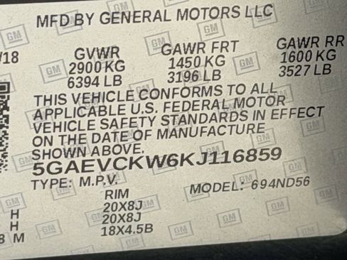 Used 2019 Buick Enclave Avenir w/ Avenir Technology Package AWD/4WD image 37