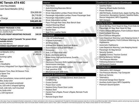 Used 2022 GMC Terrain AT4 w/ Infotainment Package II AWD/4WD image 7