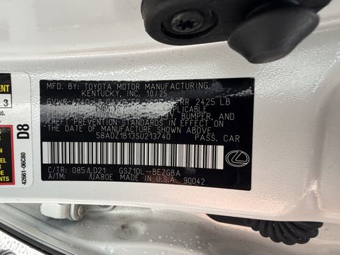 Used 2025 Lexus ES 350 w/ Premium Package FWD image 50