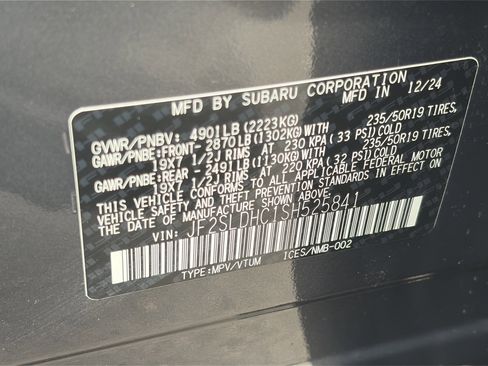 Used 2025 Subaru Forester Sport w/ Popular Package #1 AWD/4WD image 33