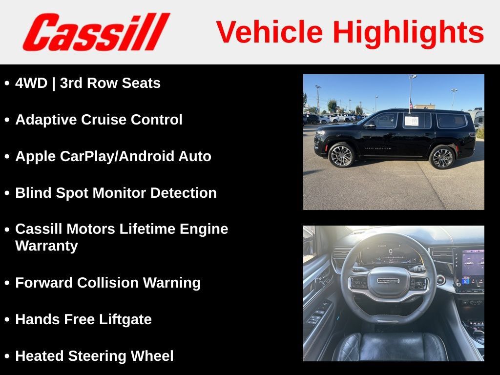 Used 2022 Jeep Grand Wagoneer Series III AWD/4WD image 7