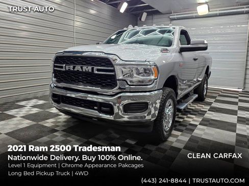 Used 2021 RAM 2500 Tradesman w/ Chrome Appearance Group AWD/4WD image 1