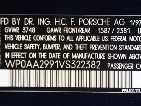 Used 1997 Porsche 911 Carrera S image 97