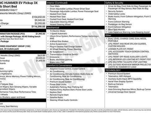 Used 2024 GMC Hummer EV 3X w/ LPO, Illumination Package AWD/4WD image 40