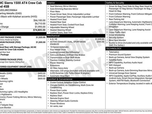 Used 2024 GMC Sierra 1500 AT4 w/ Technology Package AWD/4WD image 38