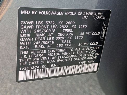 Used 2025 Volkswagen Atlas SE FWD image 15