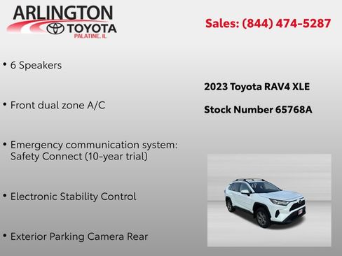 Used 2023 Toyota RAV4 XLE AWD/4WD image 4