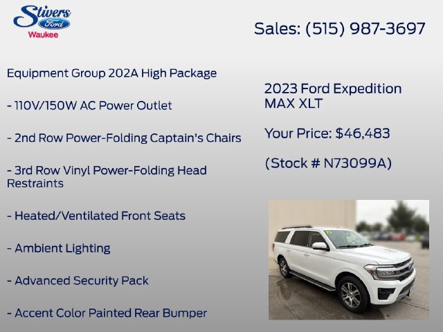Used 2023 Ford Expedition Max XLT AWD/4WD image 8