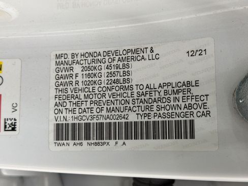 Used 2022 Honda Accord EX-L image 18