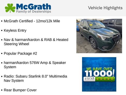 Used 2022 Subaru Forester Limited w/ Popular Package #2 image 5