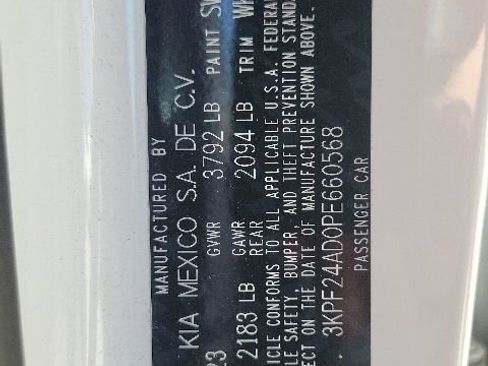 Certified 2023 Kia Forte LXS w/ LXS Technology Package FWD image 8
