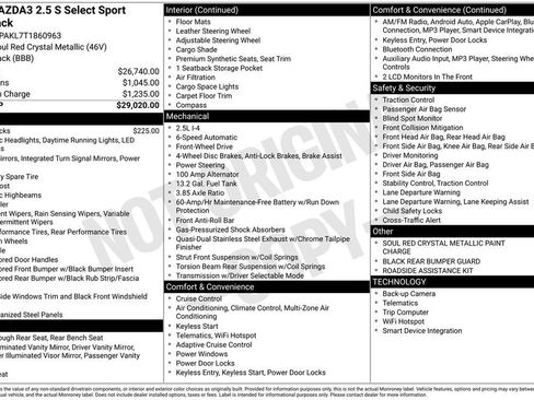 New 2026 MAZDA MAZDA3 s Sport image 4