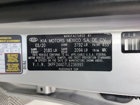 Used 2020 Kia Forte LXS FWD image 33
