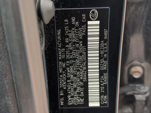 Certified 2020 Lexus ES 350 F Sport w/ Accessory Package 2 FWD image 29