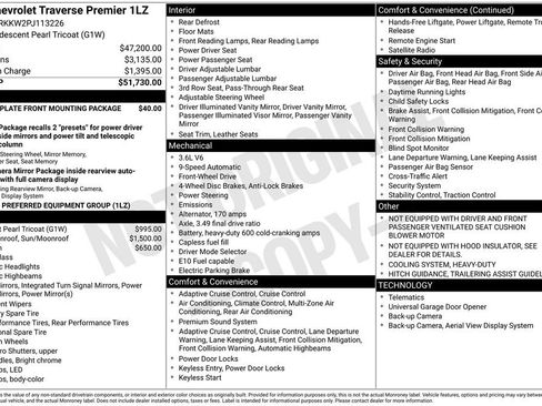 Used 2023 Chevrolet Traverse Premier FWD image 8