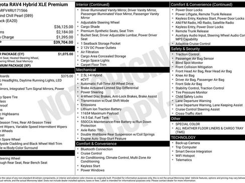 Certified 2024 Toyota RAV4 XLE Premium w/ Weather Package AWD/4WD image 32