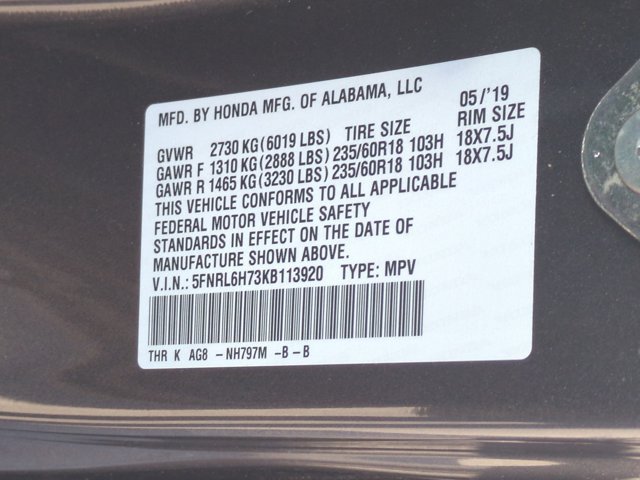 Used 2019 Honda Odyssey EX-L image 16
