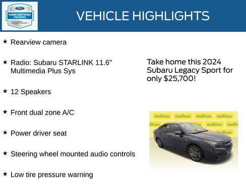 Used 2024 Subaru Legacy Sport image 23