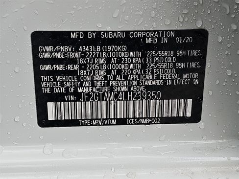 Used 2020 Subaru Crosstrek 2.0i Limited w/ Moonroof Package image 14